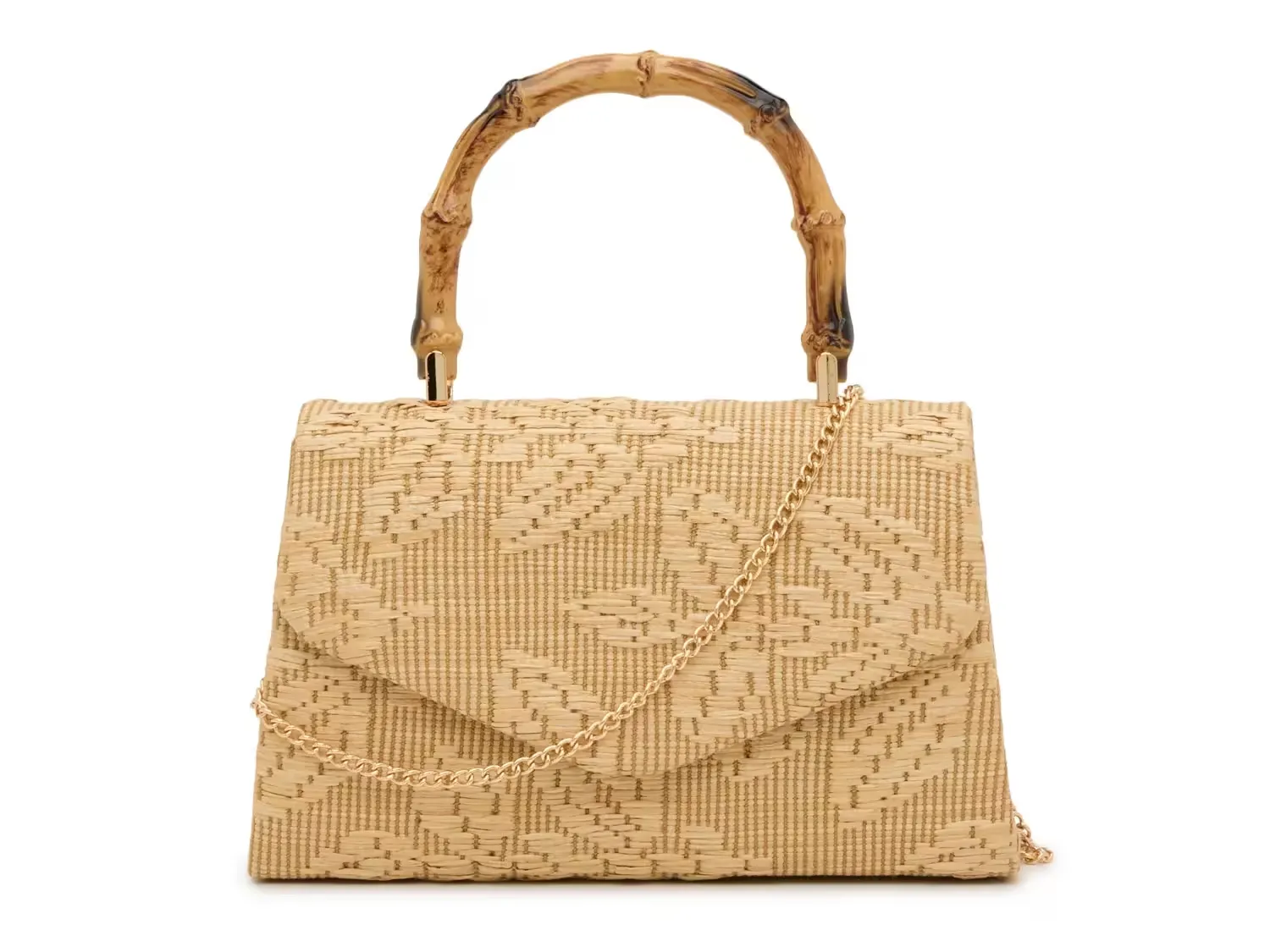 Crown Vintage Bamboo Handle Satchel