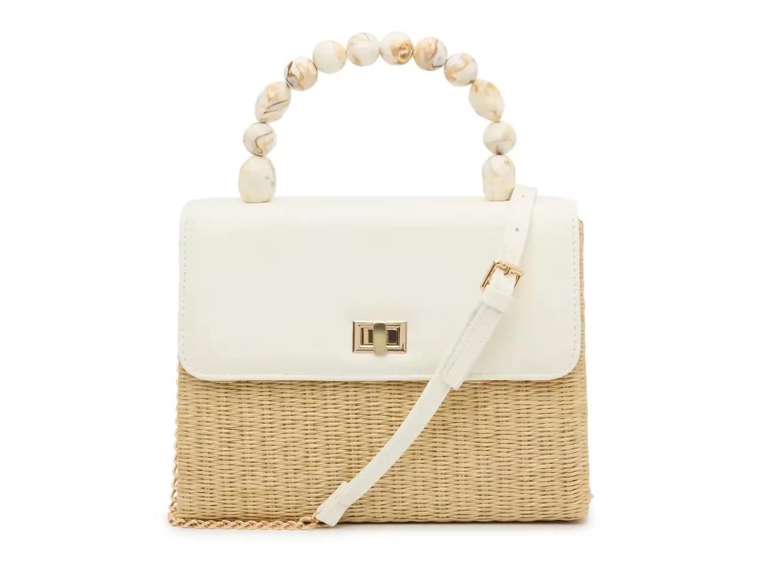 Crown Vintage Stone Handle Satchel